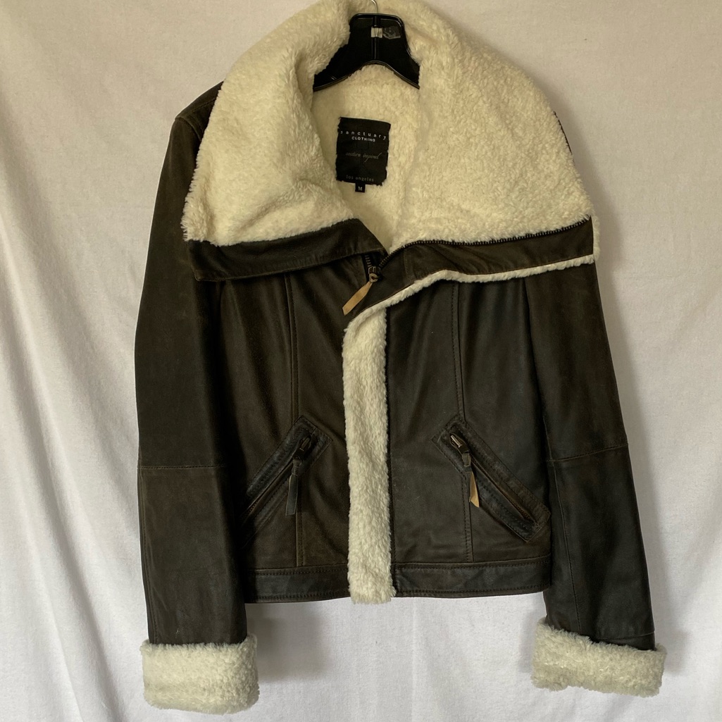 Sanctuary Distressed Leather Jacket
